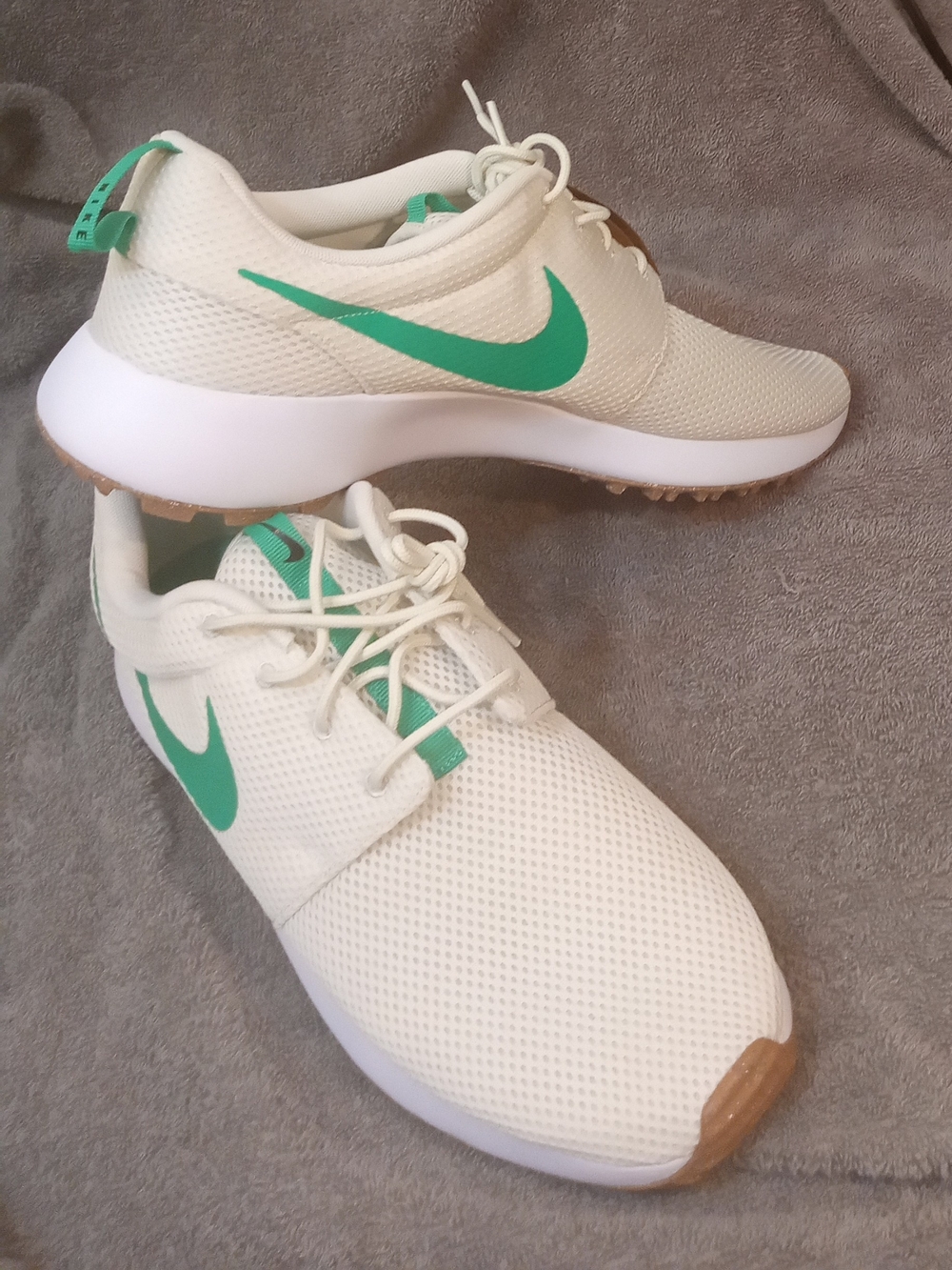 Nike Roshe Mens Golf Shoes Sea Glass Stadium Green Swoosh New No Box